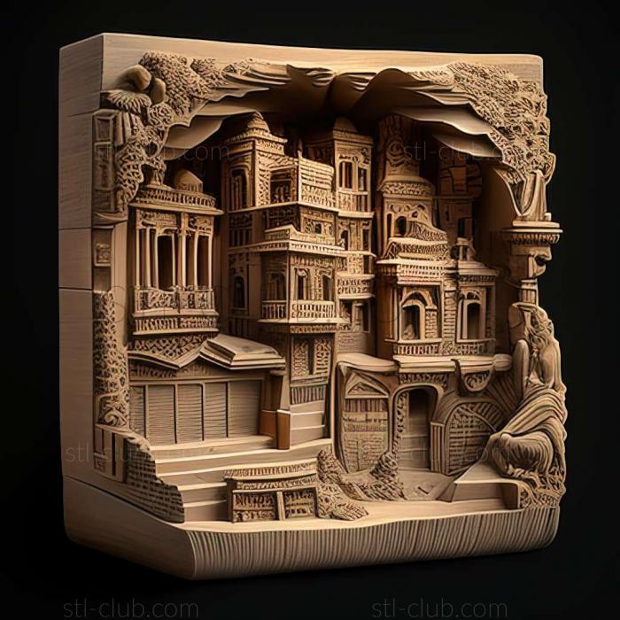 3D model Varanasi in India (STL)